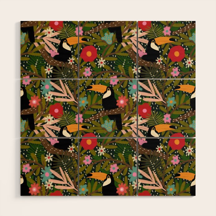 Toucan - Jungle  Wood Wall Art Gallery Image 1