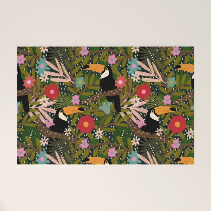 Toucan - Jungle  Welcome Mat Gallery Image 1