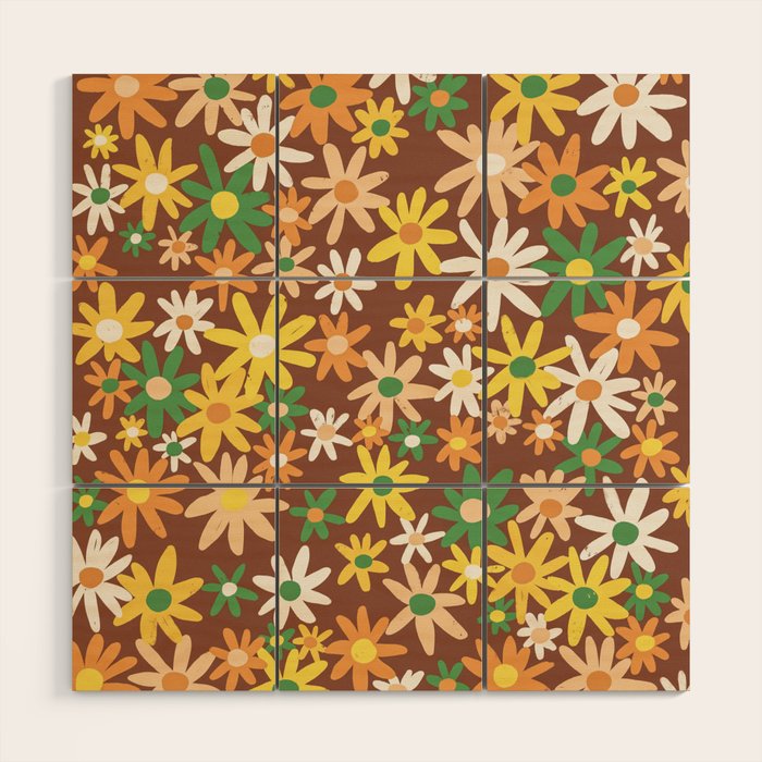 Anna warm Wood Wall Art Gallery Image 1