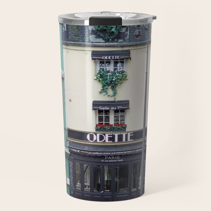 Cafe Odette - Left Bank Parisian Cafe Travel Mug Gallery Image 1