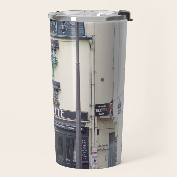 Cafe Odette - Left Bank Parisian Cafe Travel Mug Gallery Image 2