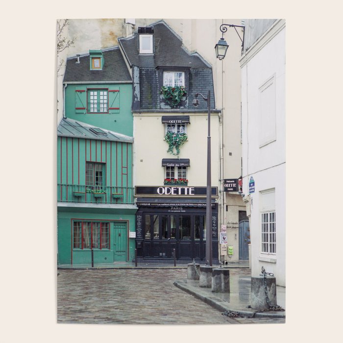 Cafe Odette - Left Bank Parisian Cafe Poster Gallery Image 4