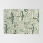 Wildlife Safari Savannah green Rug Gallery Image 2