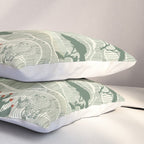 Wildlife Safari Savannah green Pillow Sham Gallery Image 3