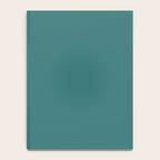 Deep Teal Blue Green Solid Color Notebook Gallery Image 4