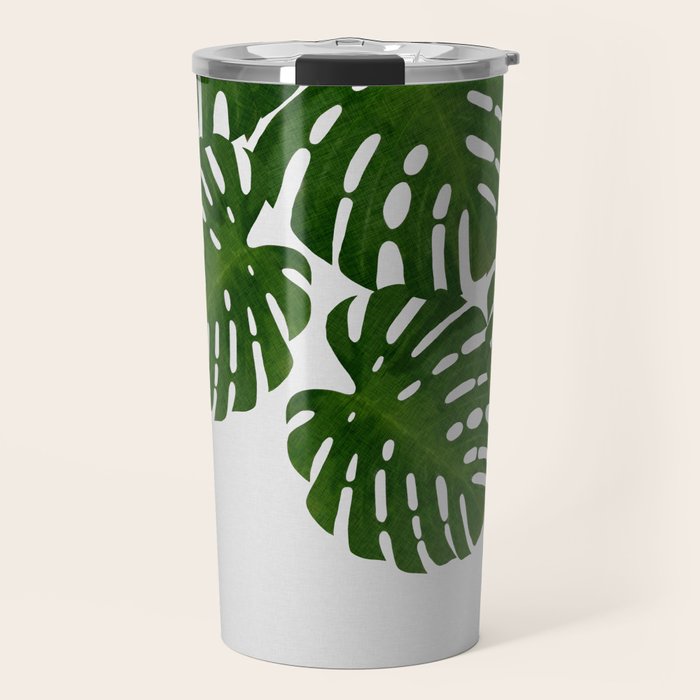 Monstera Leaf I Travel Mug Gallery Image 1