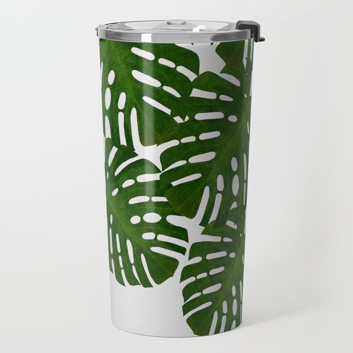 Monstera Leaf I Travel Mug Gallery Image 2