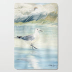Seagull on the beach Cutting Board Gallery Image 1