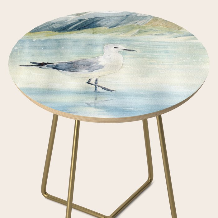 Seagull on the beach Side Table Gallery Image 2