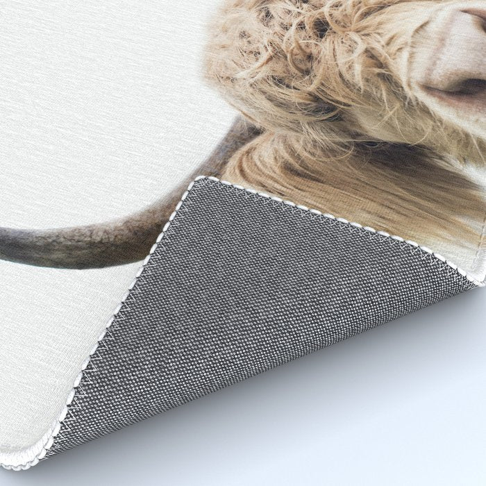 Peeking Highland Cow Rug Gallery Image 4