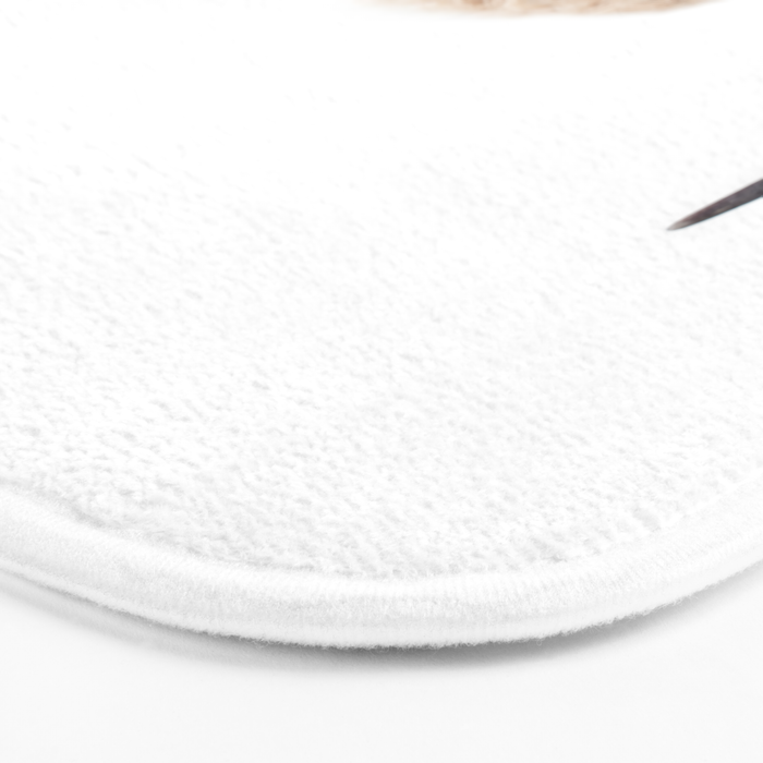 Peeking Highland Cow Bath Mat Gallery Image 3