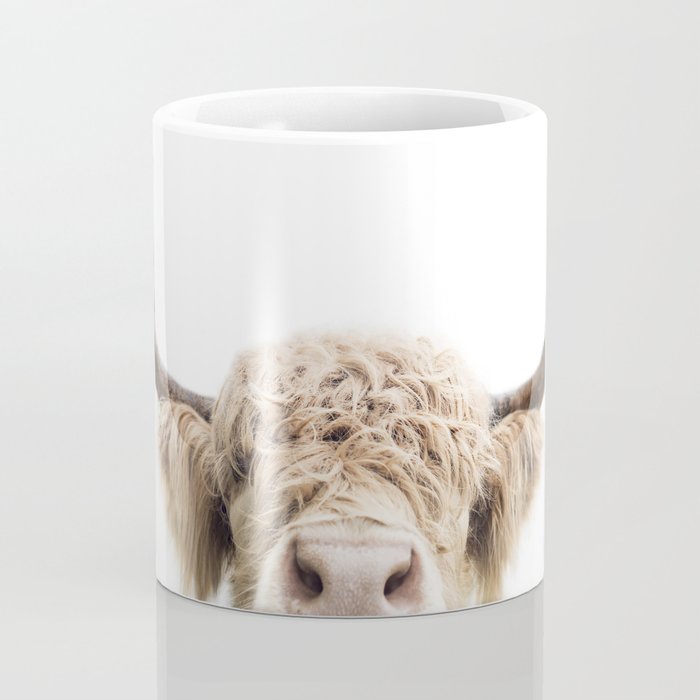 Peeking Highland Cow Coffee Mug Gallery Image 4