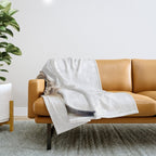 Peeking Highland Cow Throw Blanket Gallery Image 1