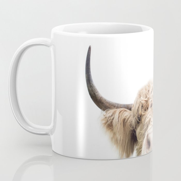 Peeking Highland Cow Coffee Mug Gallery Image 3