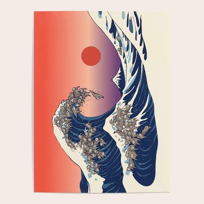 The Great Wave of Sloth Poster Gallery Image 1