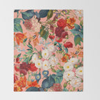 Chintzy Florals III Throw Blanket Gallery Image 2