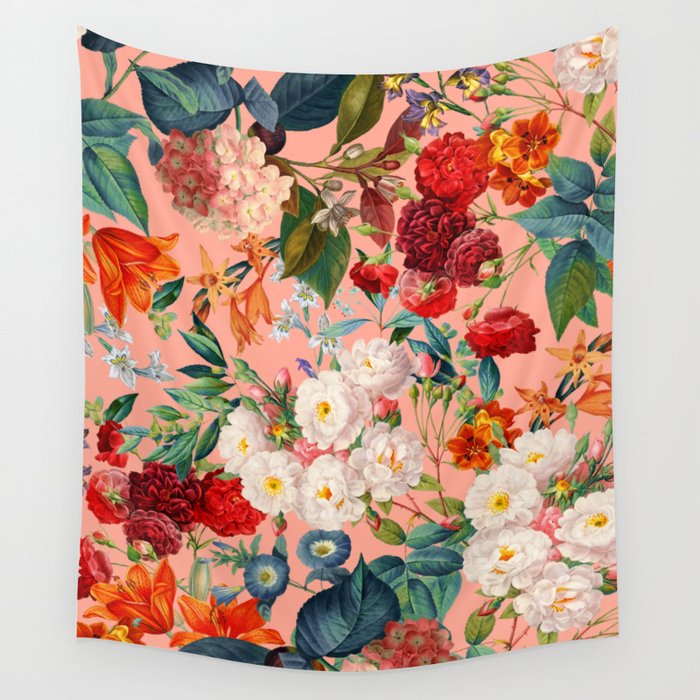 Chintzy Florals III Wall Tapestry Gallery Image 4