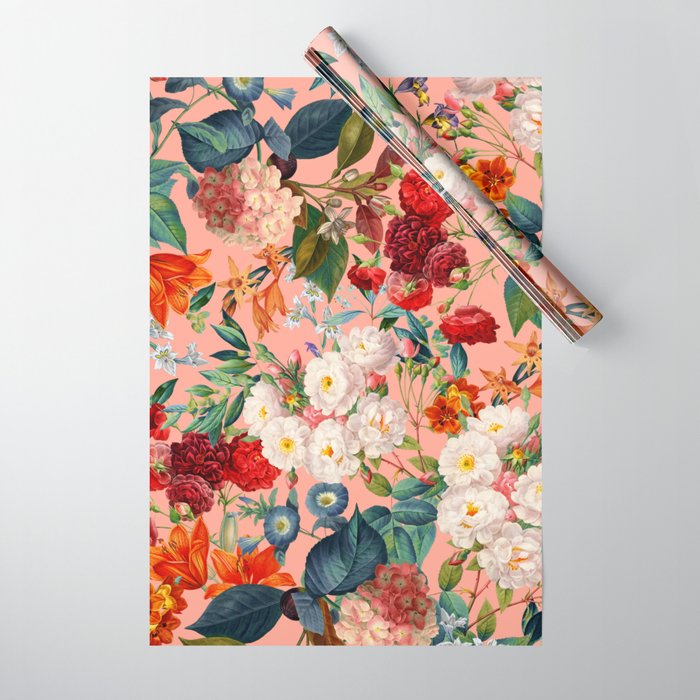 Chintzy Florals III Wrapping Paper Gallery Image 1