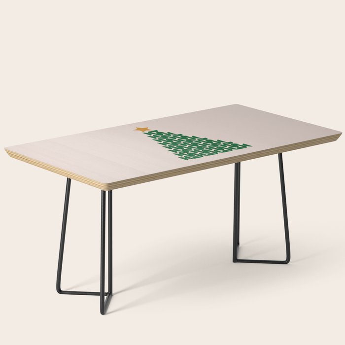 Winter Market | 05 - Festive Christmas Tree Green And Neutral Modern Holiday Coffee Table Gallery Image 1