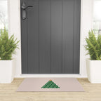 Winter Market | 05 - Festive Christmas Tree Green And Neutral Modern Holiday Welcome Mat Gallery Image 3