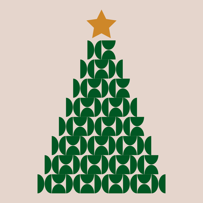Winter Market | 05 - Festive Christmas Tree Green And Neutral Modern Holiday Coffee Mug Gallery Image 2