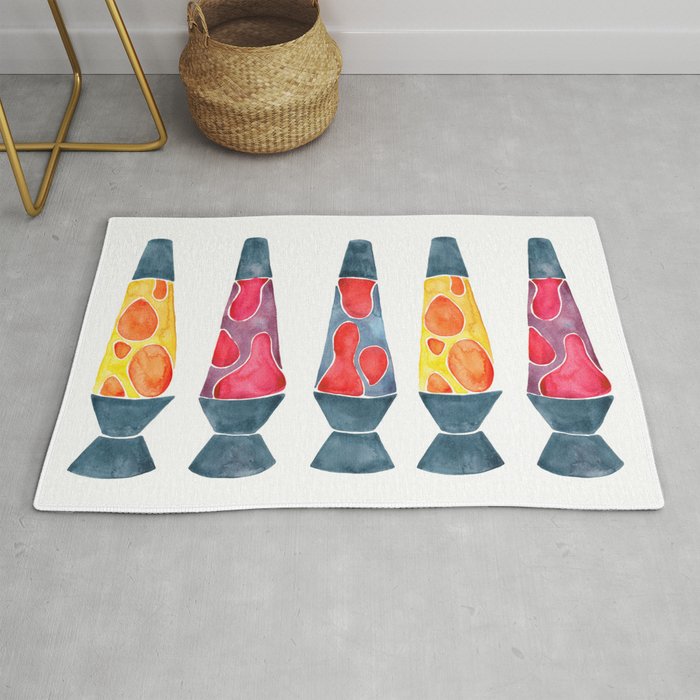 Retro Vibes - Warm Palette Rug Gallery Image 1