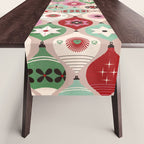 Festive Baubles Pattern Table Runner Gallery Image 1