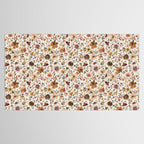 Harvest 2025 Artistic Autumn Floral Leaves Brown Tablecloth Gallery Image 2