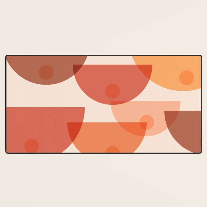 Mid Century Boobs Abstract Desk Mat Gallery Image 3