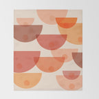 Mid Century Boobs Abstract Throw Blanket Gallery Image 2