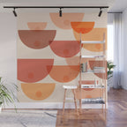 Mid Century Boobs Abstract Wall Mural Gallery Image 1