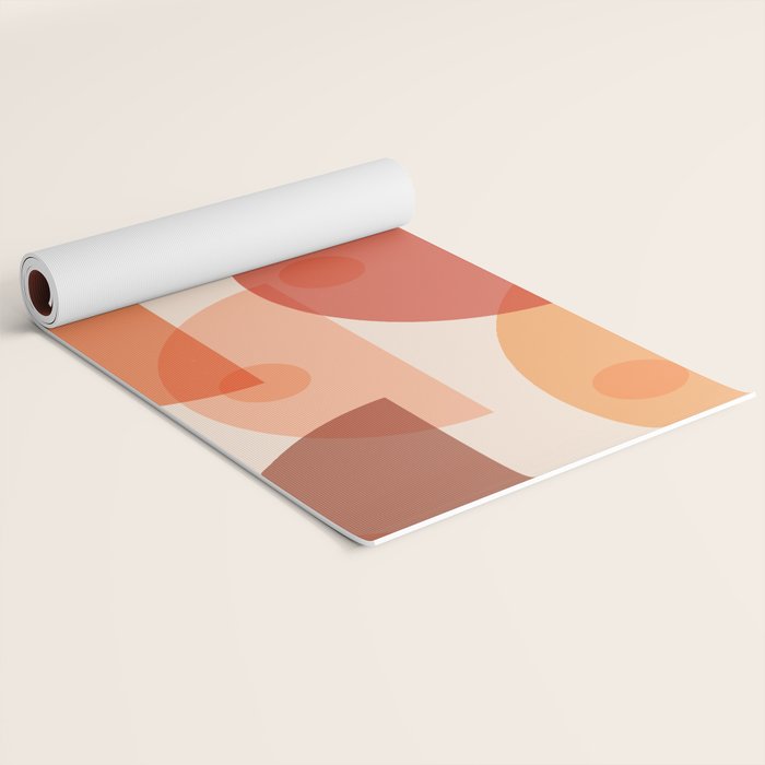 Mid Century Boobs Abstract Yoga Mat Gallery Image 2