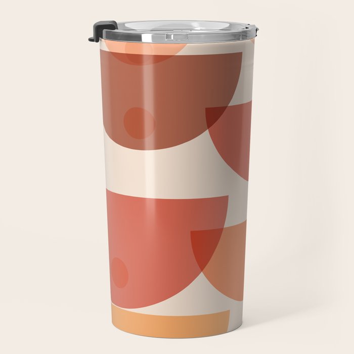 Mid Century Boobs Abstract Travel Mug Gallery Image 3