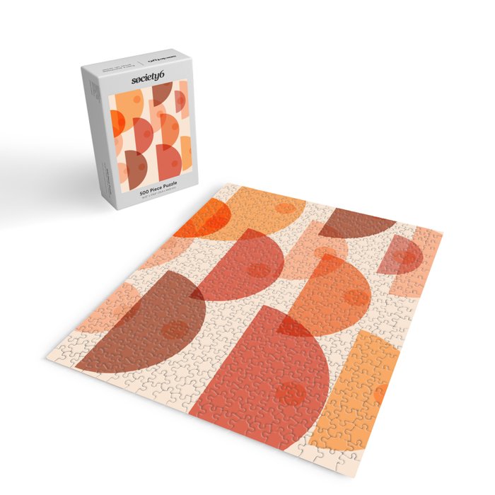 Mid Century Boobs Abstract Jigsaw Puzzle Gallery Image 2
