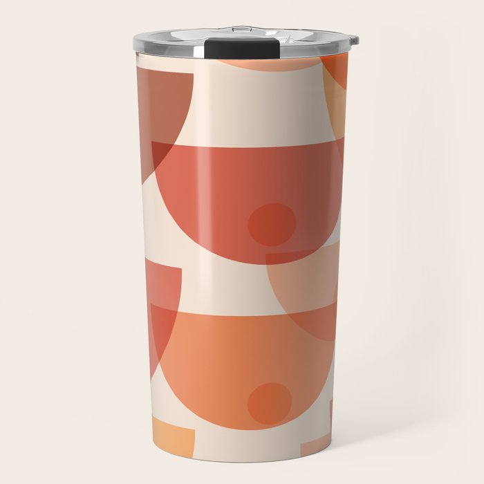 Mid Century Boobs Abstract Travel Mug Gallery Image 1