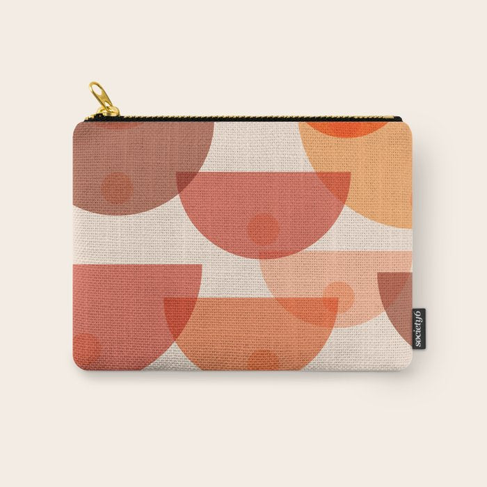Mid Century Boobs Abstract Carry All Pouch