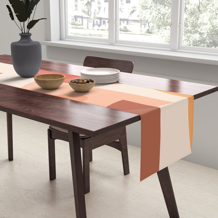 Mid Century Boobs Abstract Table Runner Gallery Image 2