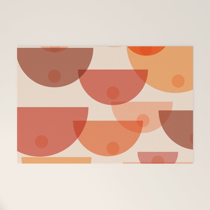 Mid Century Boobs Abstract Welcome Mat Gallery Image 1