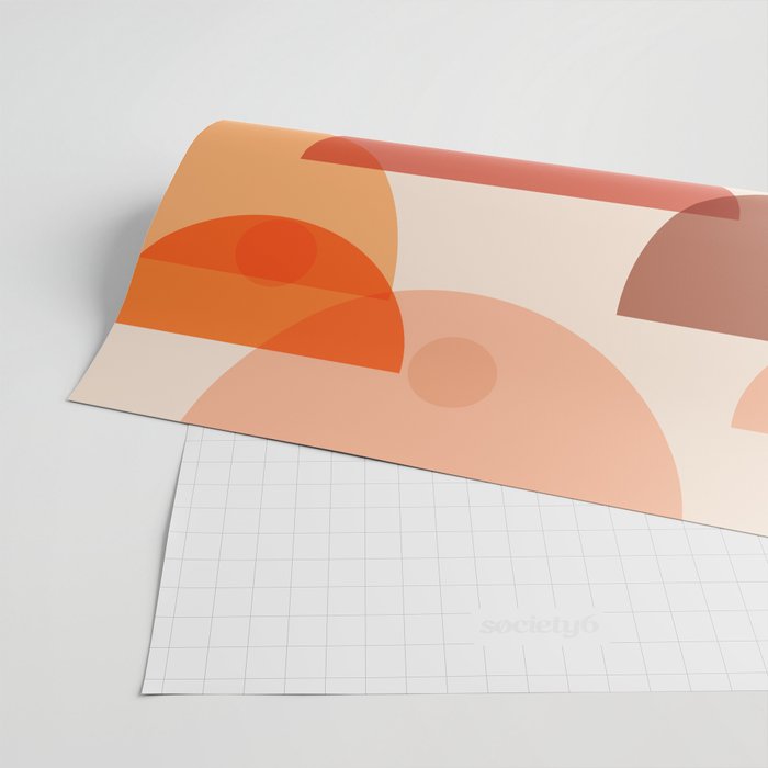 Mid Century Boobs Abstract Wrapping Paper Gallery Image 2