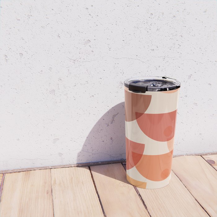 Mid Century Boobs Abstract Travel Mug Gallery Image 4