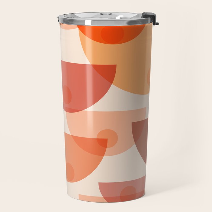 Mid Century Boobs Abstract Travel Mug Gallery Image 2