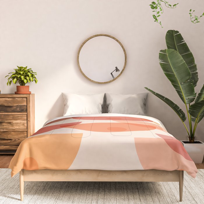 Mid Century Boobs Abstract Comforter Gallery Image 3