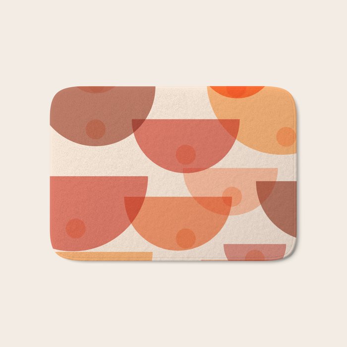 Mid Century Boobs Abstract Bath Mat Gallery Image 1