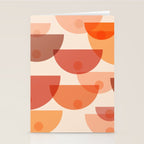Mid Century Boobs Abstract Stationery Card Gallery Image 2