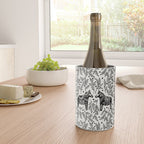 Swedish Dala Horses - Black Palette Wine Chiller Gallery Image 4