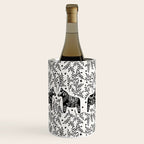 Swedish Dala Horses - Black Palette Wine Chiller Gallery Image 2