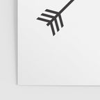 PNW Pacific Northwest Compass - Black on White Minimal Poster Gallery Image 3
