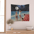 Reaching for the Moon Wall Tapestry Gallery Image 2
