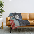 Reaching for the Moon Throw Blanket Gallery Image 1