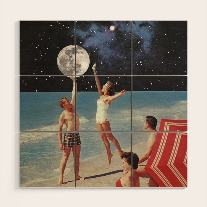 Reaching for the Moon Wood Wall Art Gallery Image 1
